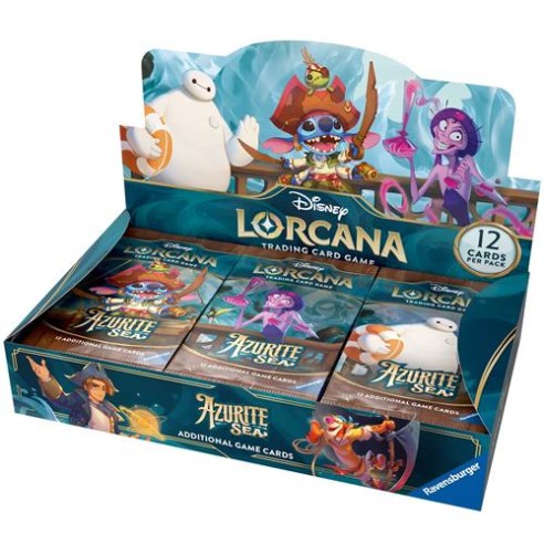 Disney Lorcana - Capitolo 6 - Azurite Sea - Booster Box 24 Bustine - ENG