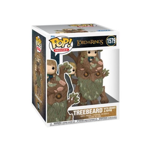 The Lord of the Rings Super Sized POP! Animation Vinyl Figure Treebeard Mary and Pip 15 cm