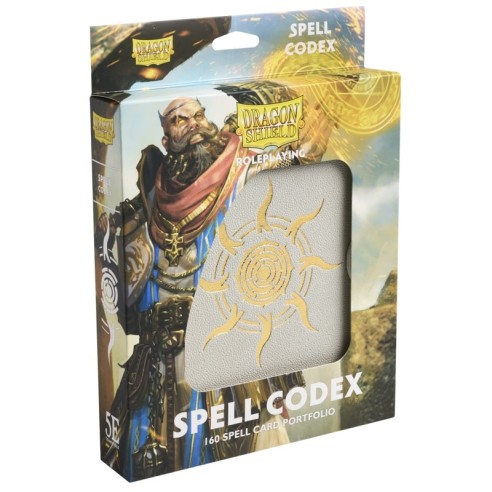 Dragon Shield - Portfolio - Spell Codex - Ashen White - AT-50017
