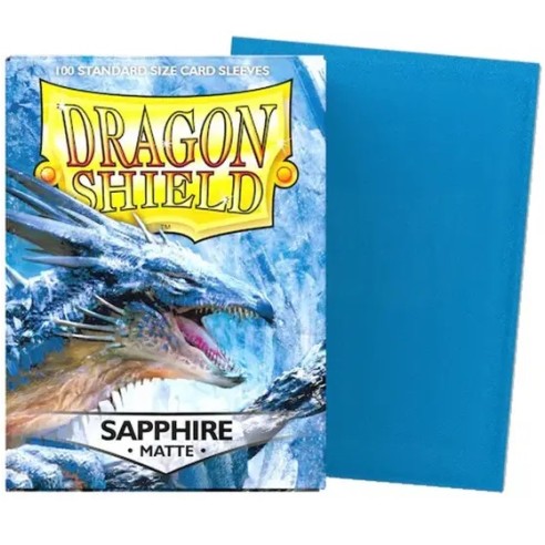 Dragon Shield - 100 Bustine Standard Size - Matte Sapphire - AT-11028