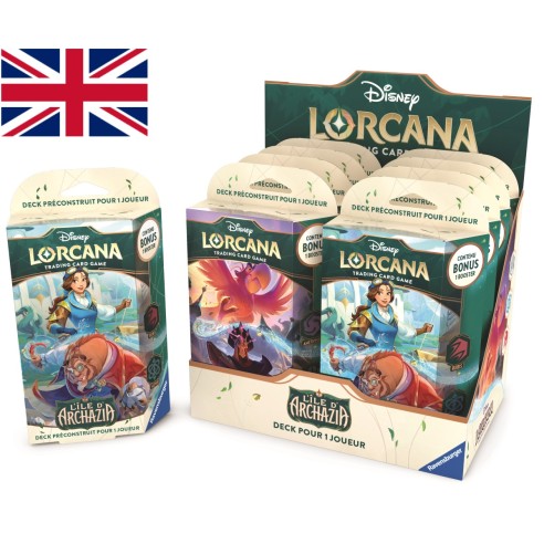 Disney Lorcana - Chapter 7 - Archazia's Island - Display 8 Starter Deck - ENG