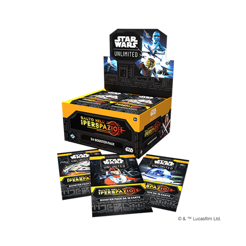 Star Wars Unlimited - Salto nell'Iperspazio - Display da 24 Bustine - Booster Pack - ITA