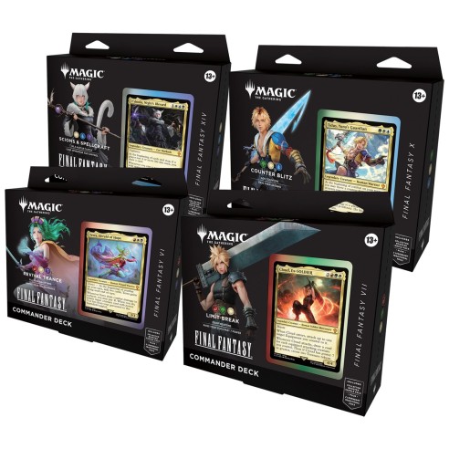 Magic Final Fantasy - Display Commander Decks (4 Mazzi) - ENG