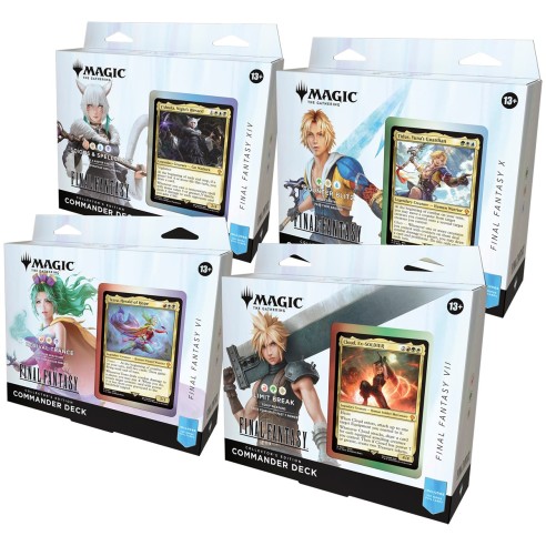 Magic Final Fantasy - Display Collector's Commander Decks (4 Mazzi) - ENG