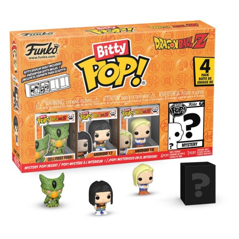 Bitty Dragon Ball POP! Vinyl Figure 4-Pack Series Cell (First Form) 2,5 cm