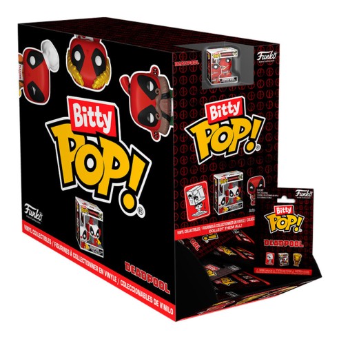 Bitty DeadPool POP! Vinyl Figure Display - 32 bustine - DeadPool 2,5 cm