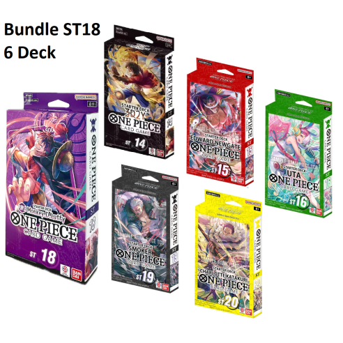 Bundle ST18 - One Piece Card Game Starter Deck - 6 pezzi - ENG