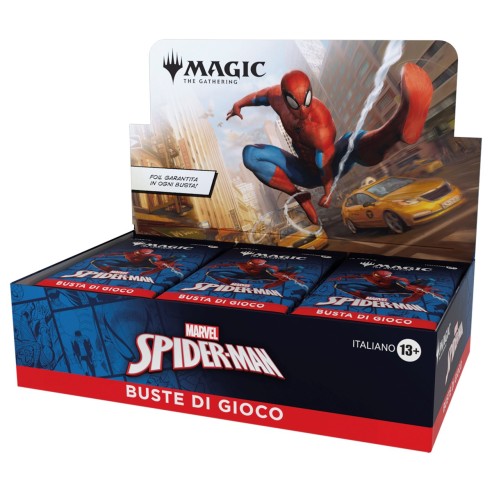 Magic Marvel Spider-man - Display Play Booster (30 Bustine) - ITA