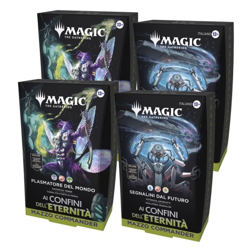 Magic Ai Confini dell'Eternità - Commander Decks Display (4 Mazzi) - ITA