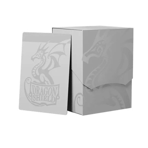 Dragon Shield - Porta Deck Shell Ashen - White - AT-30735