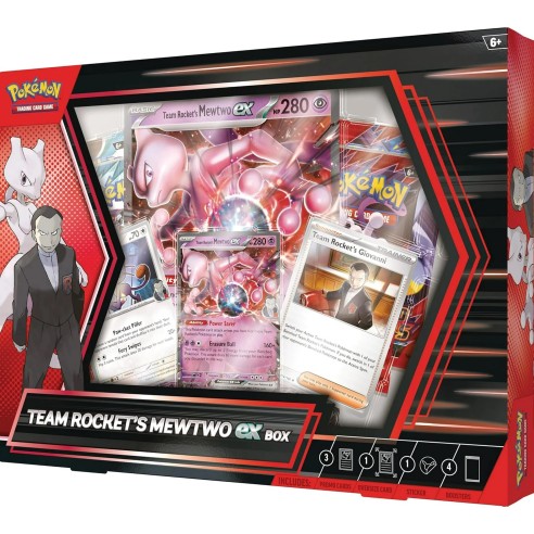 Pokemon - Destined Rivals - Team Rocket's Mewtwo ex Box - ENG