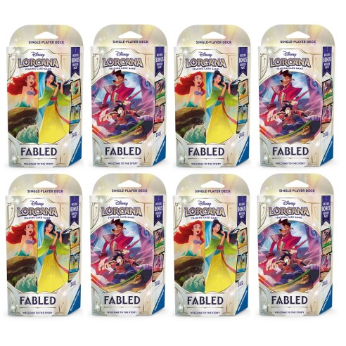 Disney Lorcana - Capitolo 9 - Fabled - Display 8 Starter Deck - ENG