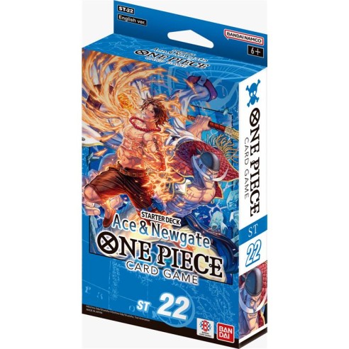 Display 6x One Piece Card Game Starter Deck - ST-22 - Ace e Newgate - ENG