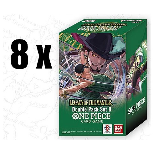 Display 8x One Piece Card Game Double Pack Set vol.8 - DP-08 - ENG