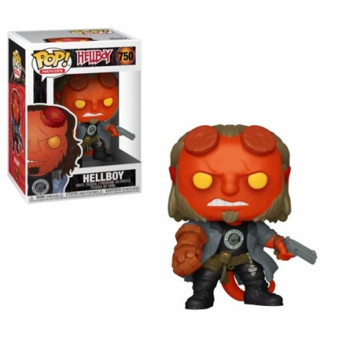 Hellboy POP! Movies Vinyl Figure Hellboy with BPRD Tee 9 cm