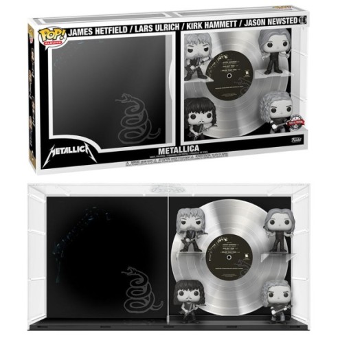 Metallica POP! Albums DLX Vinyl Figure 4-Pack Metallica (B and W) 9 cm