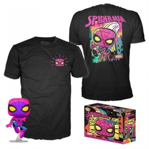 Marvel Spider-Man Pop Funko and Tee Box Spider Man (Taglia XL)