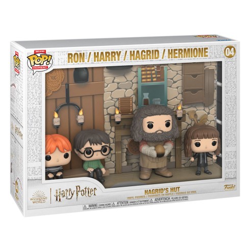 Harry Potter POP Moments Deluxe Vinyl Figures 4-Pack Hagrid's Hut 9 cm