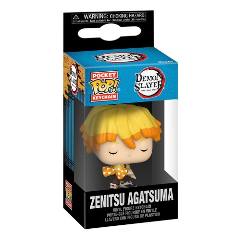 Portachiavi Demon Slayer Pocket POP! Vinyl Keychains 4 cm Zenitsu