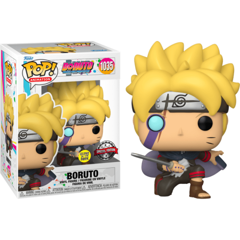 Boruto: Naruto Next Generations POP! Animation Vinyl Figure Boruto Uzumaki w/Marks 9 cm Glow in the Dark