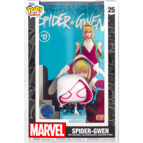 Spider-Man: Across the Spider-Verse POP! Comic Cover Vinyl Figure Spider-Gwen 9 cm Special Edition