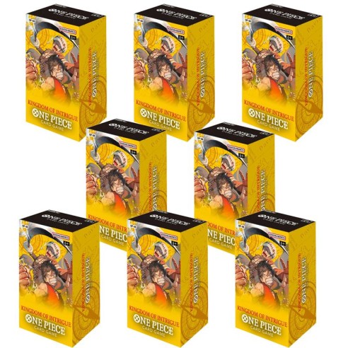 Display 8x One Piece Card Game Double Pack Set vol.1 - DP-01 - ENG