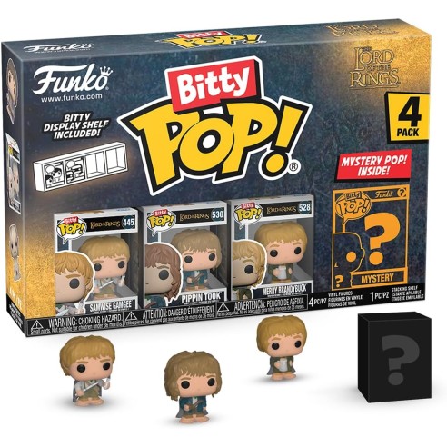 Bitty Lord of the Ring POP! Vinyl Figure 4-Pack Samwise 2,5 cm
