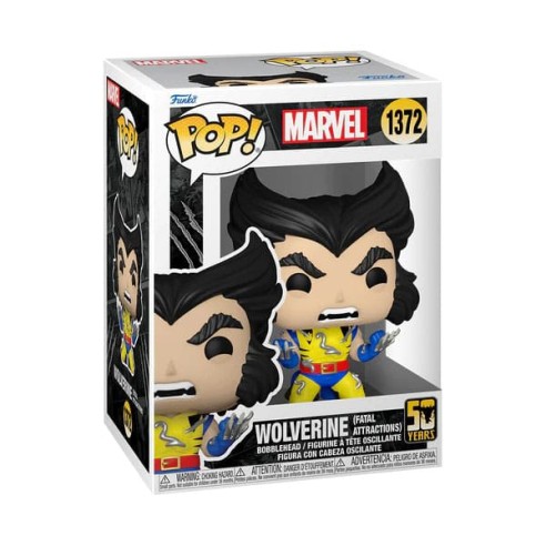 Marvel POP! Marvel Vinyl Figure Wolverine 50th - Ultimate Wolverine Adamantium 9 cm